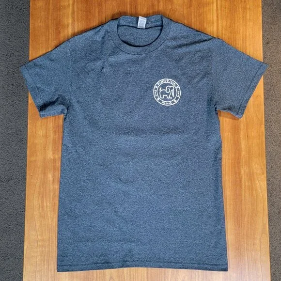 Puppie Love Heather Grey Short Sleeve Sunflower Dog Tee - S - Picture 7 of 9